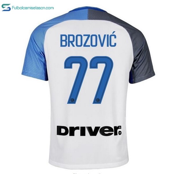 Camiseta Inter 2ª Brozovic 2017/18